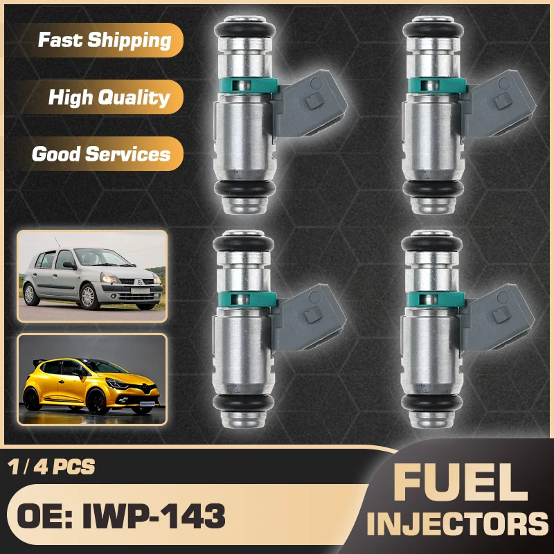 

For Renault Clio MK2 Clio Campu Lutecia Mio Symbol Taxi Express 1998-2004 Renault Clio MK3 Euro Clio 2005-2009 Fuel Injectors