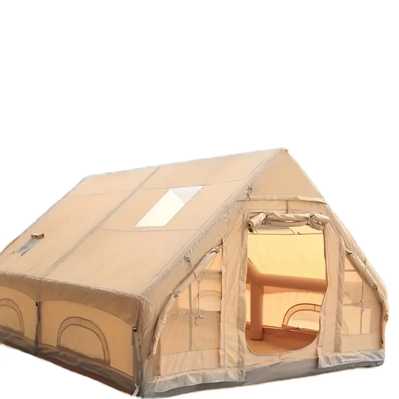 

2025 Custom Multi Persons Large Two Room Waterproof Inflatable Air House Tent Outdoor Big Inflatable Camping Tent