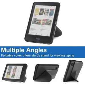 Suporte multi-dobrável capa magnética, estojo inteligente para Kobo Clara, cor, BW, 2E, coque traseiro macio, sono automático, despertar 10 principais vendas e reader kobo clara - №8
