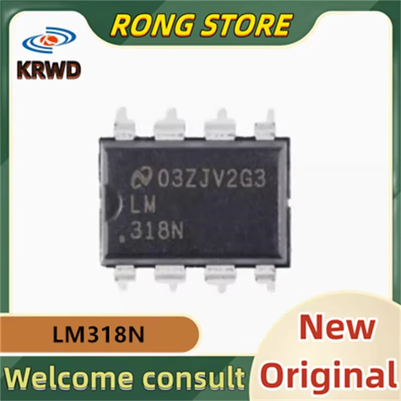 

(5 шт.) LM318N Новый и оригинальный чип IC LM318N/NOPB LM318 DIP-8