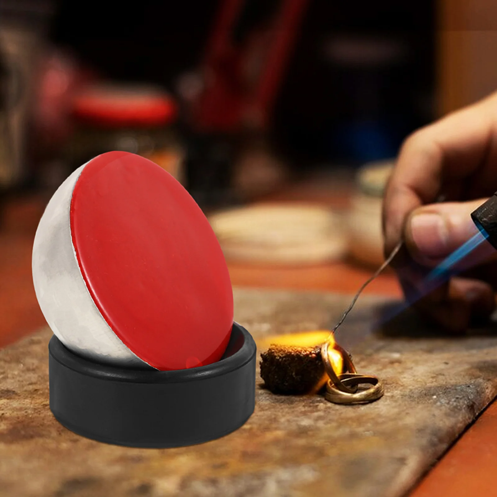 1 مجموعة مايكرو البطانة أداة كيت 11 سنتيمتر/4.32In ورنيش الكرة الدقة إعداد الحجر دعم لصنع المجوهرات قاعدة كروية الختم