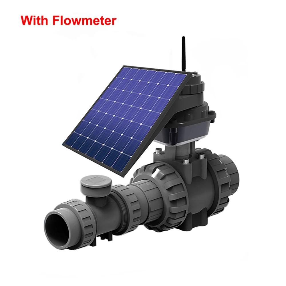 Solar Smart Irrigation Control Valve Timing Watering Agricultural Garden Sprinkler Valve Controller 4G Drip Irrigation System