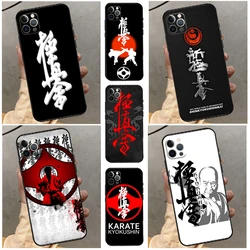 Oyama Kyokushin Karate Case For iPhone 14 12 11 15 16 Pro Max Phone Cover on iPhone 13 12 Mini X XR XS Plus Cover