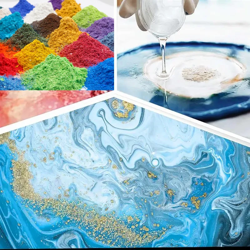 1kg Bulk Brilliant Mica Pearl Powder Shiny Eyeshadow Epoxy Resin Soap BlingNail Polish DIY Crafting Paint Dyeing Beauty Supplies