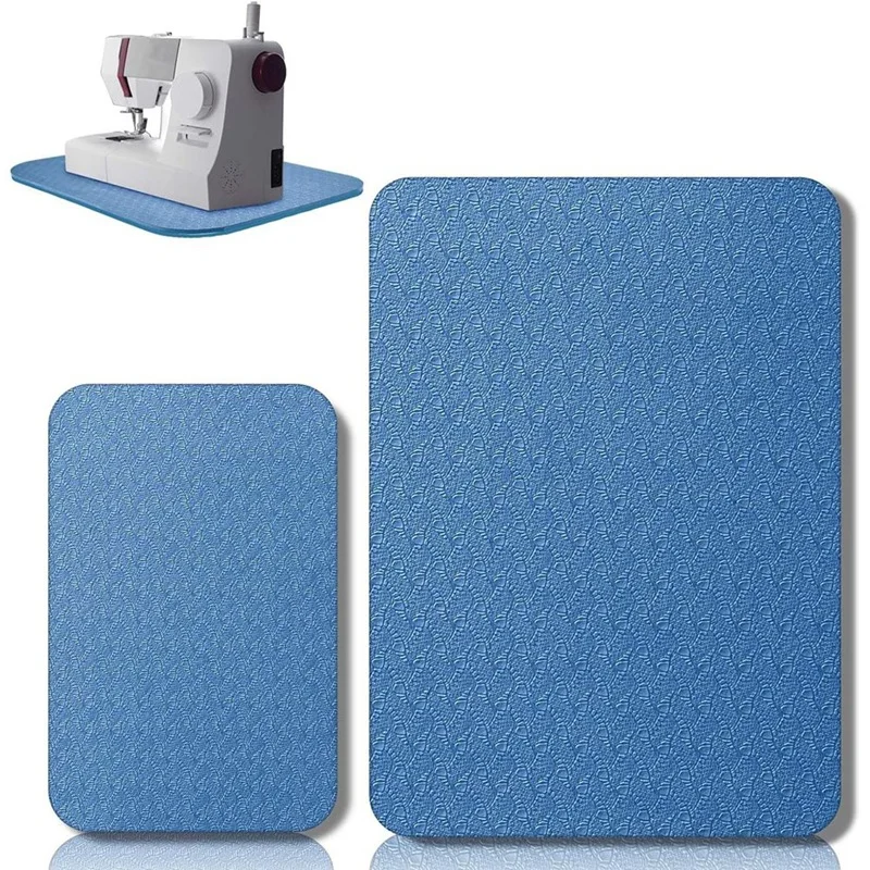 2Pcs Sewing Machine Muffling Mat Pedal Mat Sewing Machine Mat Reduce Vibrations Noise No Slip