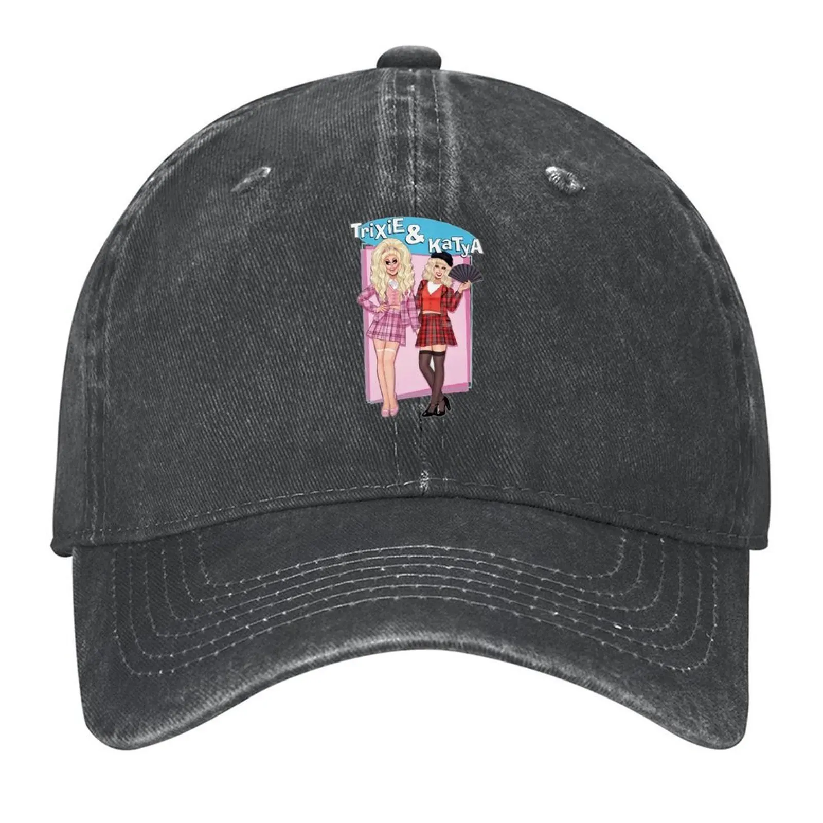 

Katya Zamolodchikova Merch Trixie _ Katya Baseball Cap hats for men tea Hat Sunhat Male hat Women Beach Fashion Men's