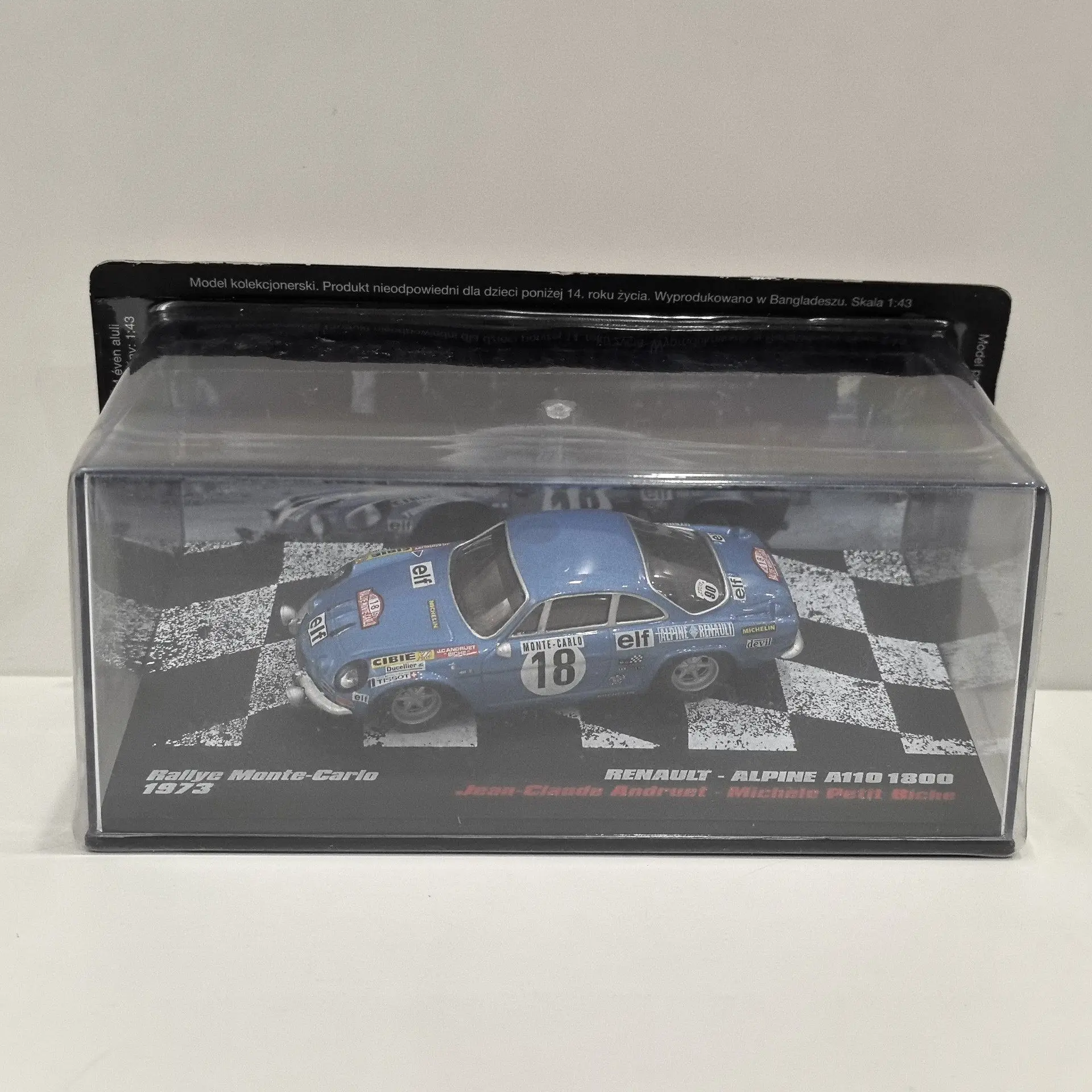 

Модель IXO 1/43 ALPINE A110 1800 1973 года # Модель автомобиля из сплава 18
