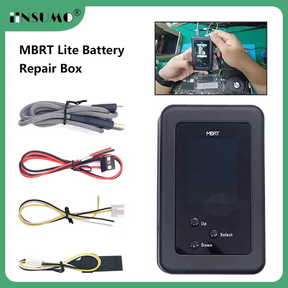 2025 MBRT Lite Battery Repair Box For A1708 A2141 MAC Macbook Pro 2009 to 2022 Batteries Repair Programmer Edit Data Tools