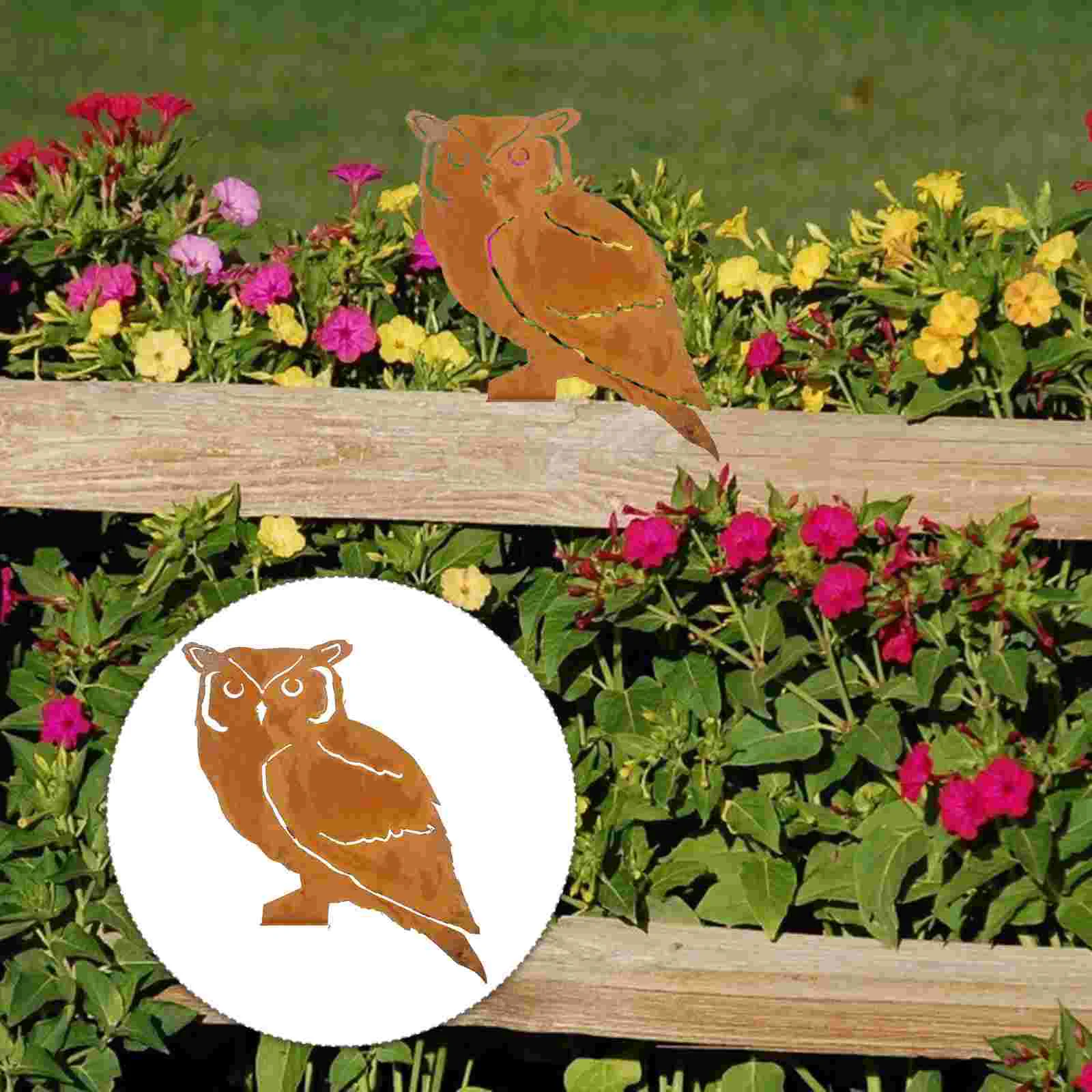 

Iron Owl Multi Decor Solar Lanterns Outdoor Garden Ornament Adornment Yard Stakes Decorations Land The Sign
