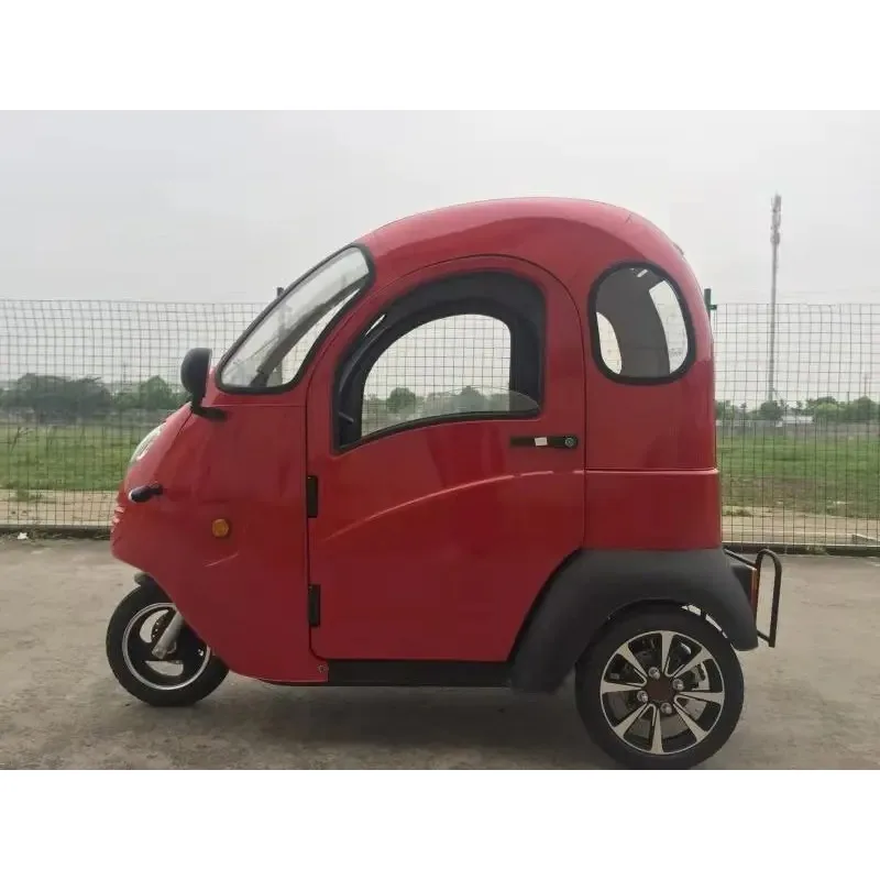 Electro-tricycle Closed Motorized Electric Tricycles Steel Made in China for Elderly Elderly Electric Vehicle EEC 3 Seats 800W