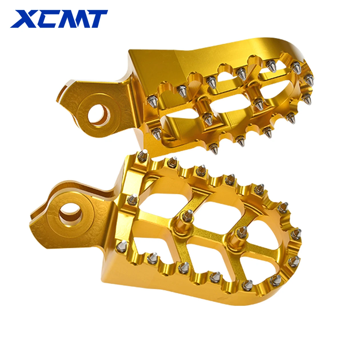 Motorcycle Universal Accessory CNC 6061-T6 Footrest Footpegs Foot Pegs Rests For Suzuki RMZ250 RMZ450 2005-2009 RMZ 250 450