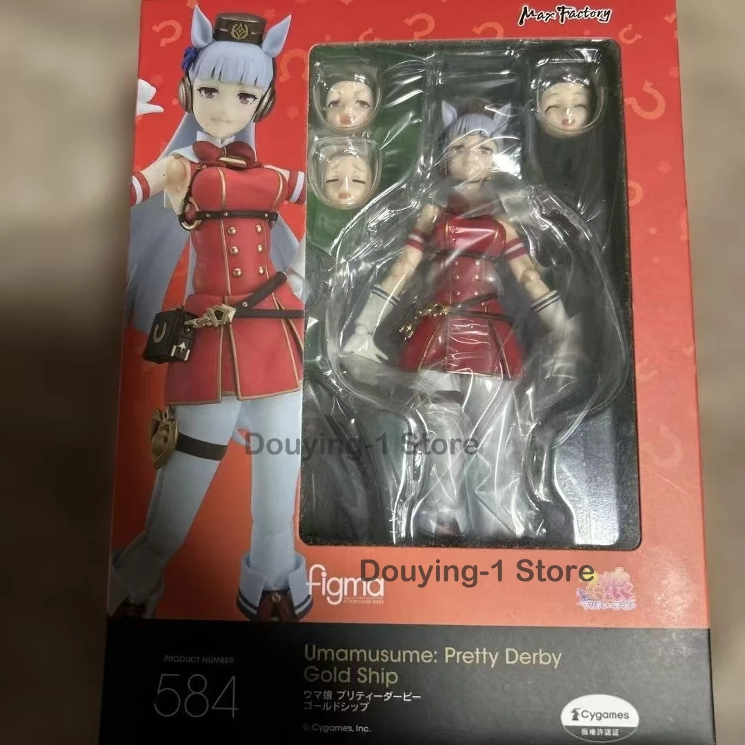 متوفر في المخزون MF Figma 584 لعبة مجسمة لشخصيات الرسوم المتحركة Pretty Derby Gold Ship