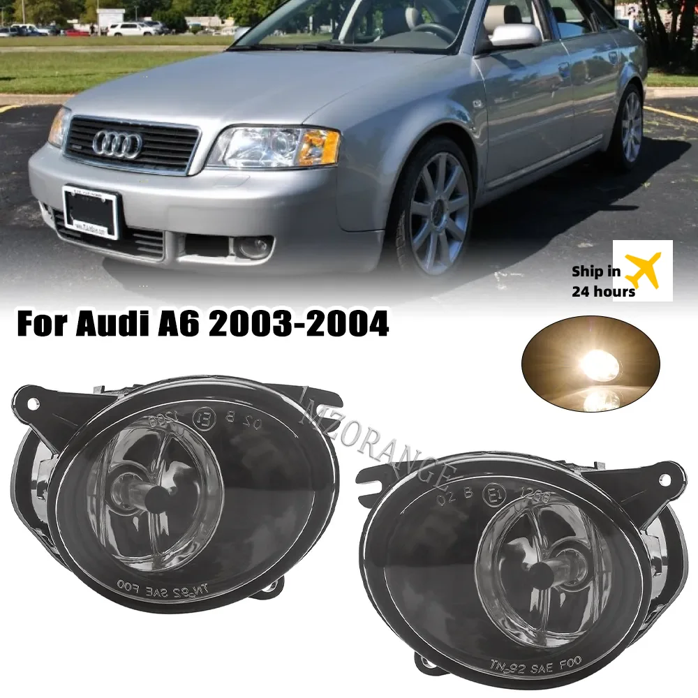 

Передние Галогенные Противотуманные фары для Audi A6 C5 2003 2004 для Audi A6 C5 S6 Quattro 2001-05, противотуманные фары, противотуманные фары в сборе, 2 шт.