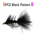 5PCS Black B