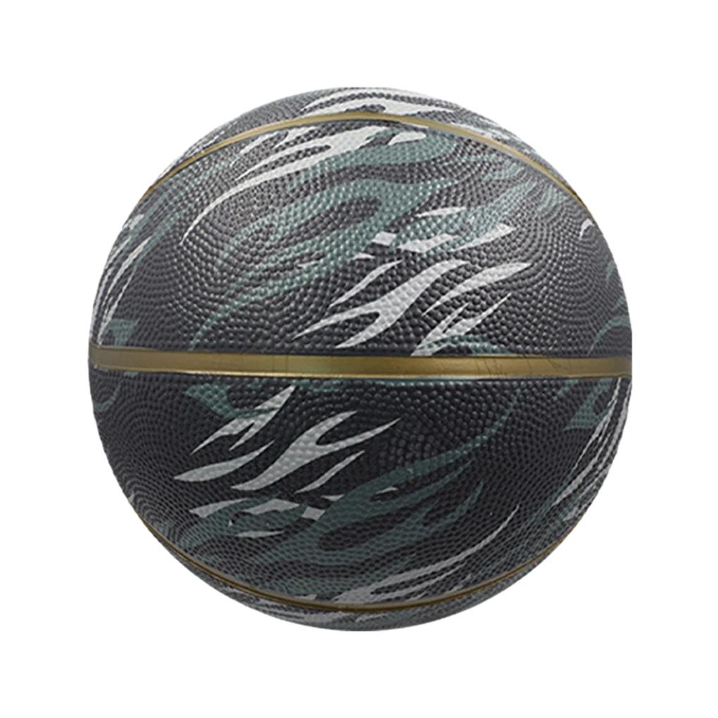 كرة سلة تدريب دائرية من البولي يوريثان مع ملمس جيد لليد وغير سام وعمر خدمة طويل للجنسين 7 كرة سلة باللون الأسود مقاس 7