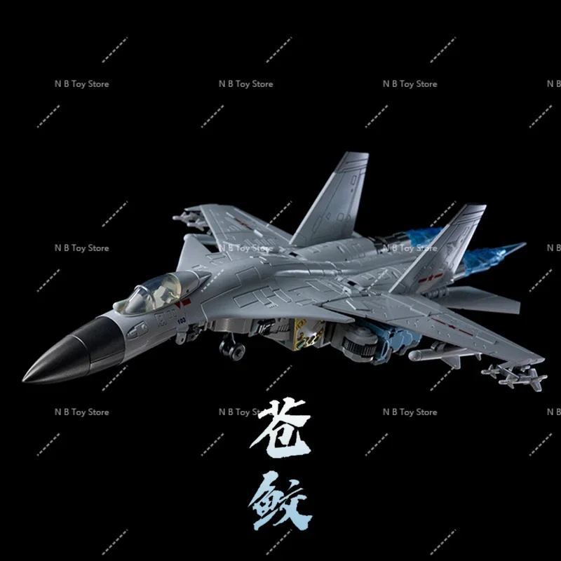 NUOVA trasformazione Mecha Bowutang Leopard -15 tipo squalo volante stile aereo cinese Action Figure giocattoli con scatola