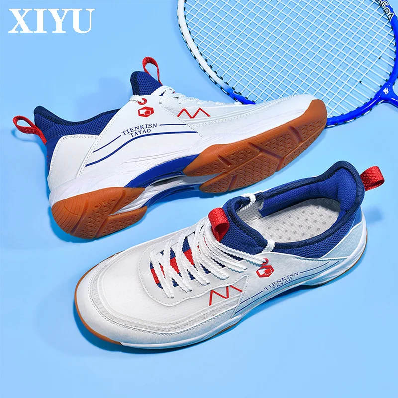 

XIYU Badminton Shoes Professional Breathable Baseball Volleyball Indoor Non-slip Table Tennis Training Sports Shoes Couple