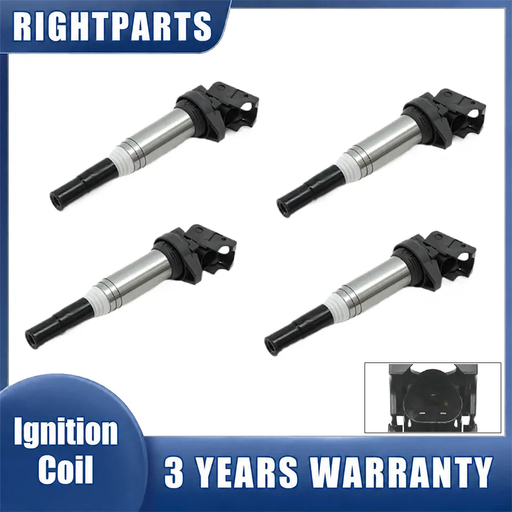 4pcs 12137562745 12137594935 12137559842 New Ignition Coil For BMW E81 E87 F20 F21 E88 E90 F30 E92 F34