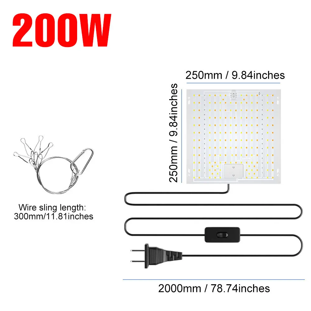 400W LED Quantum Board Licht Groeien Volledige Spectrum Kas Groente Indoor Ingemaakte Bloem Groei Doos Teelt Lamp US/EU Plug