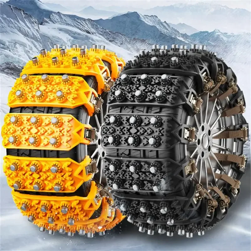 TPU Car Tire Chain Snow Chains Wear Resistance For Suv Cars MPV Off Road Winter Tires Wheel Anti-skid Chains Strap Gift Glove