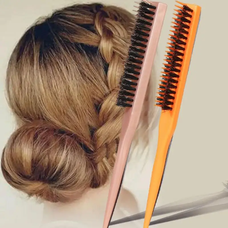 

Bristle Teasing Comb Bristle Back Smoothing Combs For Girls Hair Modeling Supplies For Professional Or A DIY Enthusiast For Work