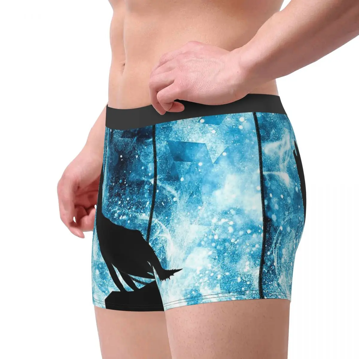 Wolf Romantic Horror Film Winter Wolf Underpants Breathbale Panties Men's Underwear Sexy Shorts Boxer Briefs