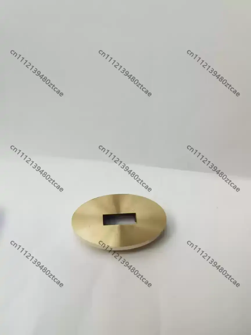 Oval Copper Blank 35X55mm, Engraving Raw Material for Seal Making and Marking
