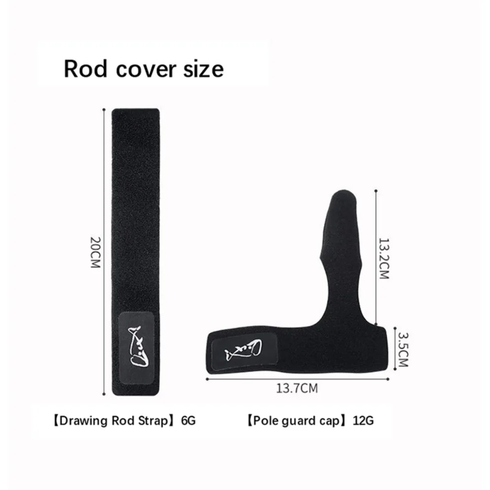 قطرة عجلة حقيبة التخزين الصيد رود ملزمة حزام الصيد قضيب حامل حزام الصيد رود الغطاء الواقي الصياد اكسسوارات عدة #5