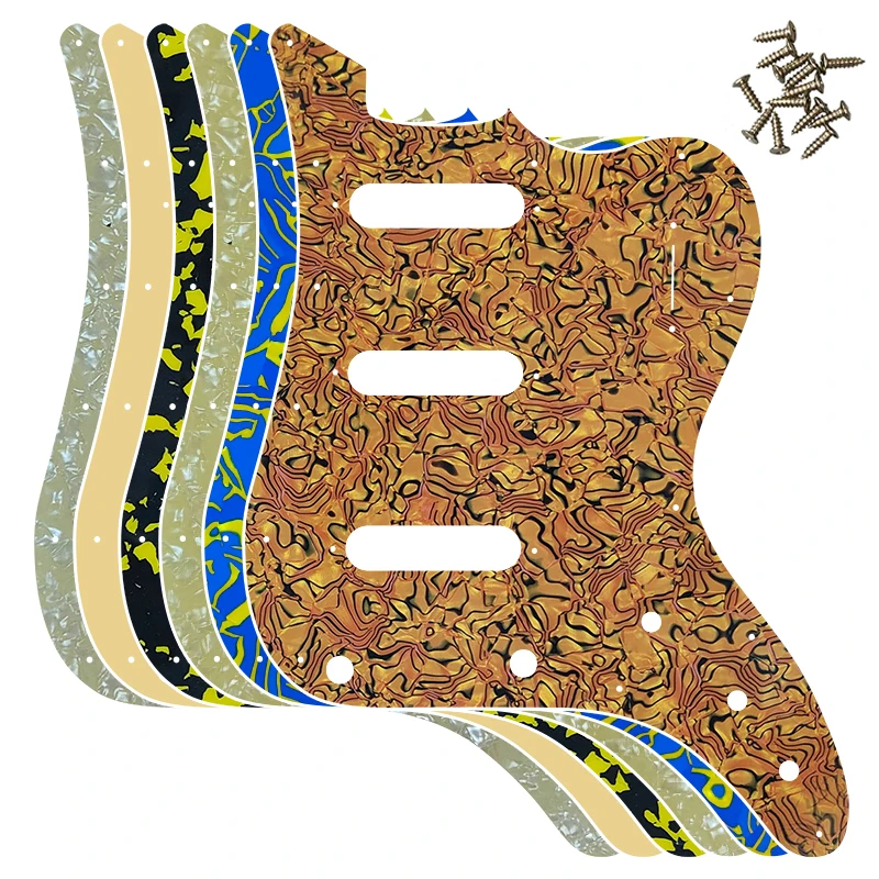 

Pleroo Custom Guitar Pickguard-для США Harley Benton Bass Vi Guitar Pickguard, царапинная пластина, разные цвета на выбор