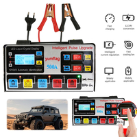 500A Battery High Power Fast Charger 12V/24V Electric Motorcycles Charger LCD Display Moto Battery Charger for Car Motorcycle