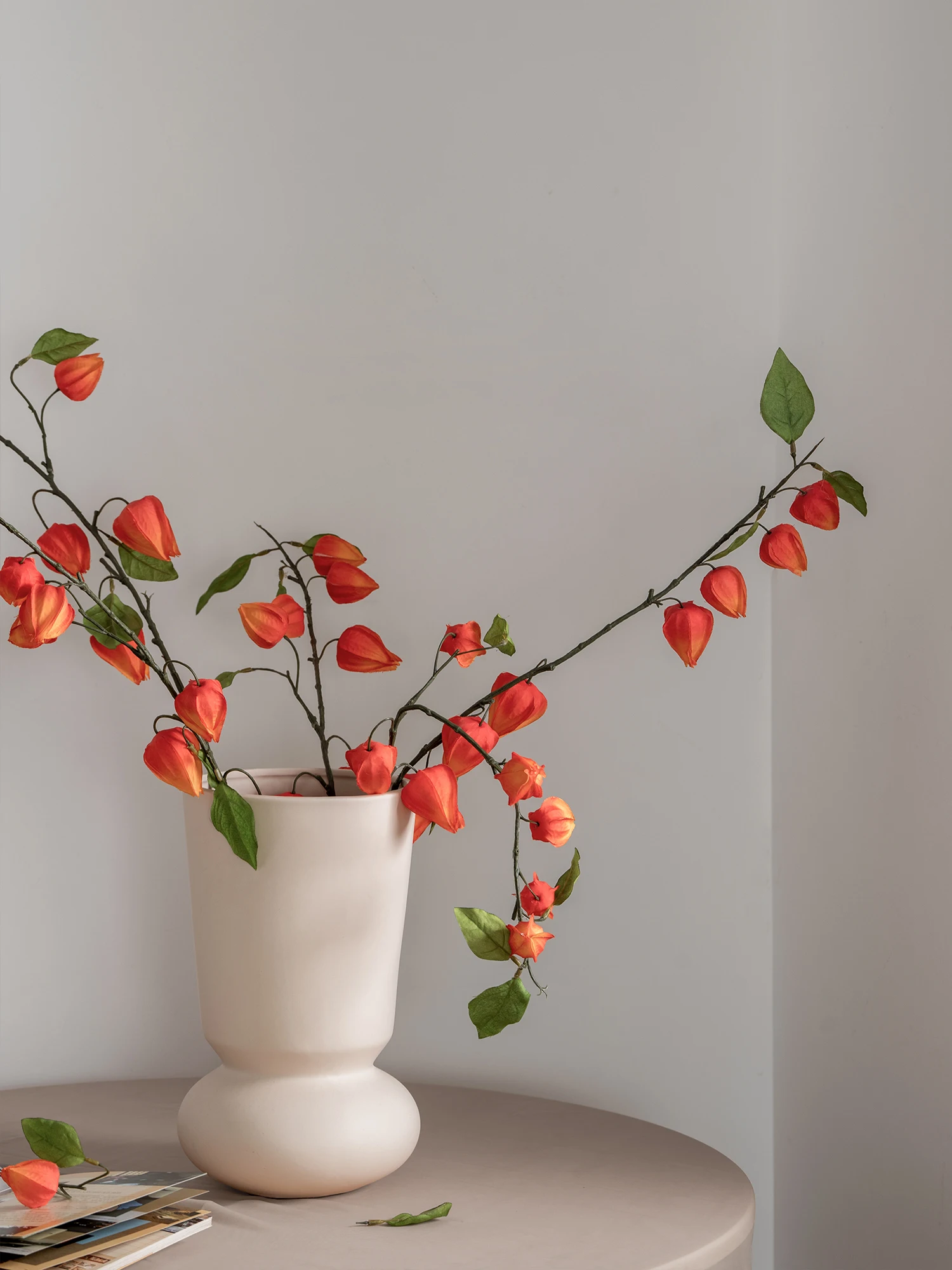 NA home flower room simulation of green phytic acid berries living room porch decorative ornaments model room photo fake flowers