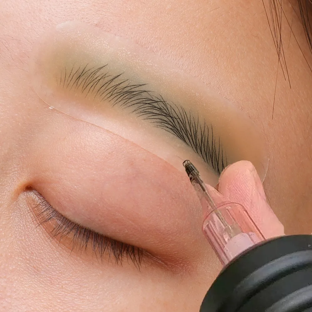 30/20/10pcs Tattoo Training Supplies Eyebrow Protection Transfer Eyebrow Skin Sticker Tattoo Real Operation Practice Pads Tool