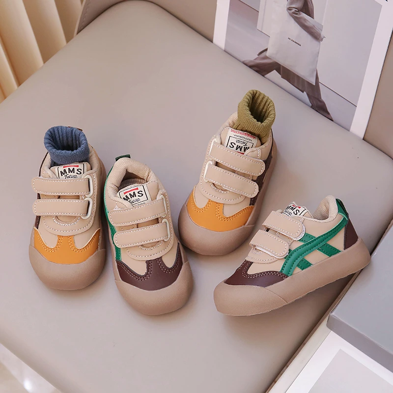 Children's Forrest Gump Shoes Four Seasons Green Boys Girls Walking Shoes 2-8 Years Old Waterproof Non-slip Kids Baby Sneakers