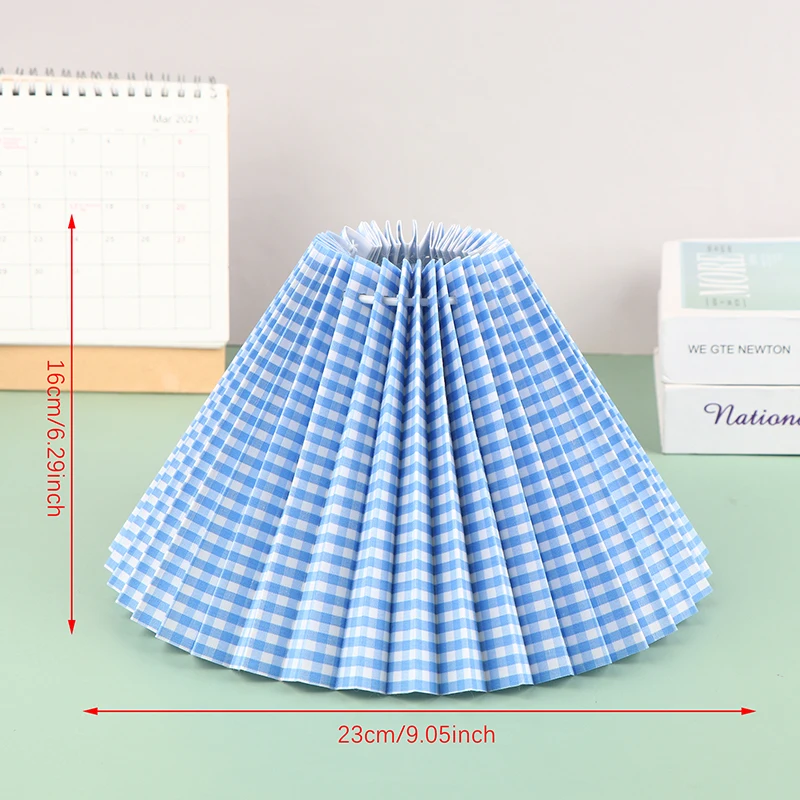 1 PCS 4 Colors Solid Print Adjustable Pleated Fabric Replacement Lamp Shade Table Standing Floor Light Decorating Cover