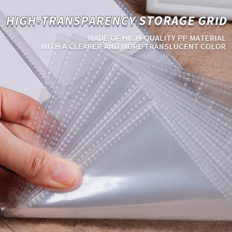 كتاب ألبوم منظم ملصقات الأظافر - حقيبة تخزين مستلزمات فنية للمانيكير وإكسسوارات المصمم