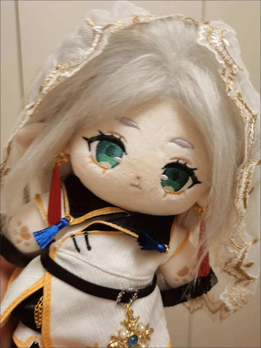 

Stuffed 20cm Anime Frieren Fluffy Hair Cotton Doll Figure Plush Toy Birthday Gift for Girlfriend Friends Collection