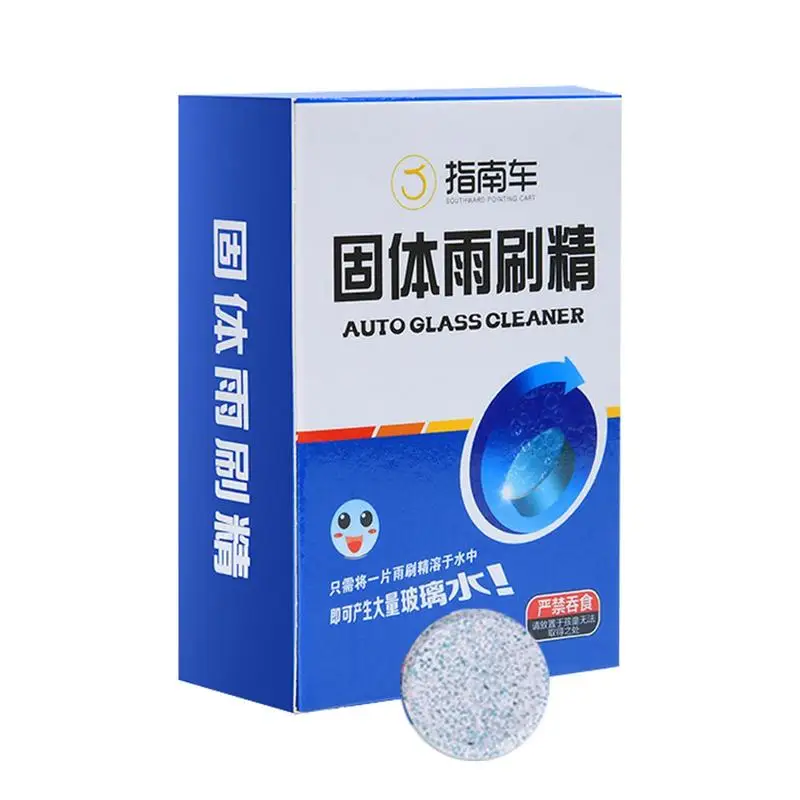 Car Screenwash Tablets Solid Windscreen Washer Tablets Multifunctional Car Effervescent Tabs Fluid Detergent Tablets For Cars