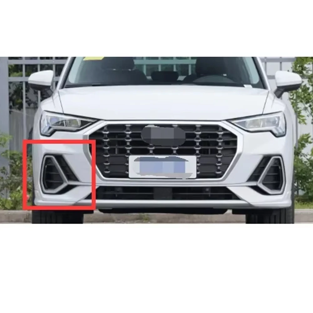 

Auto Left Right Side Front Bumper Fog Light Grille Grill Cover for Audi Q3 Sline S-line Sport 2019 2020 2021 2022