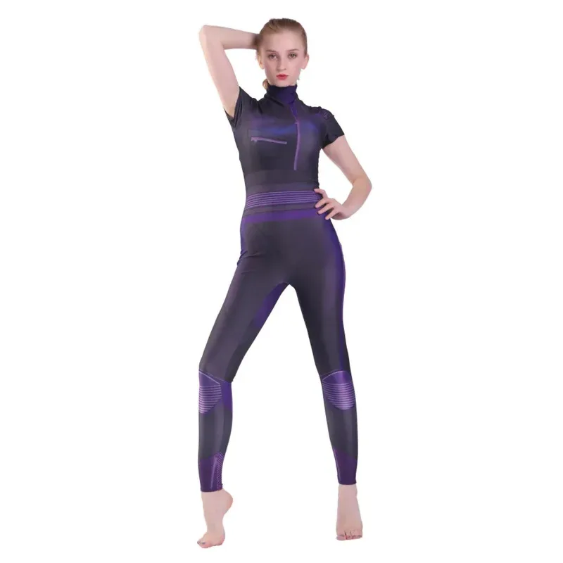 Kodiak adultos niños descendientes 3 Mal Evie Cosplay LICRA Zentai mono monos fiesta traje de Halloween Wom 2025 nuevo