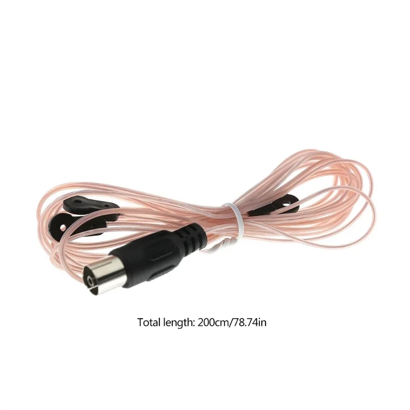 FM radio antenna MD audio amplifier FM boost signal receiver antenna transparent straight female antenna