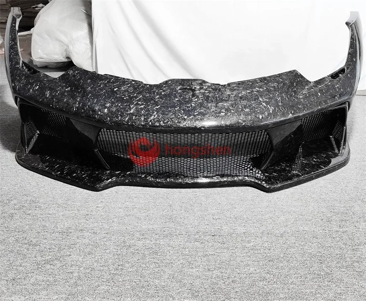 

Прямая продажа с фабрики, V-образный кованый зернистый передний бампер, задний спойлер, запасные части для автомобилей Lamborghini Huracan LP580 LP610