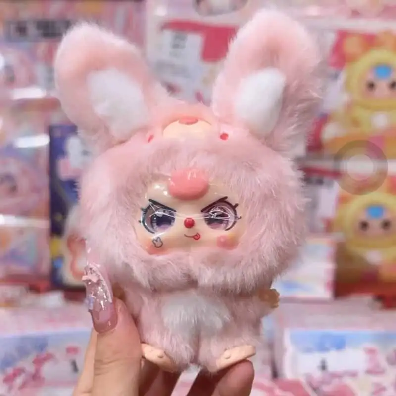 

2025 Kawaii Baby Three Mini Hug Series слепая коробка кукла игрушка рюкзак кулон мягкий удобный орнамент сюрприз забавные модные подарки