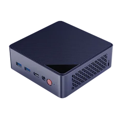 BRENUC Mini PC N6M Intel Alder Lake N100 Win11 Pro 12GB LPDDR5 RAM 256GB SSD WiFi6 BT5.2 Dual 2.5G Lan Support Three Display