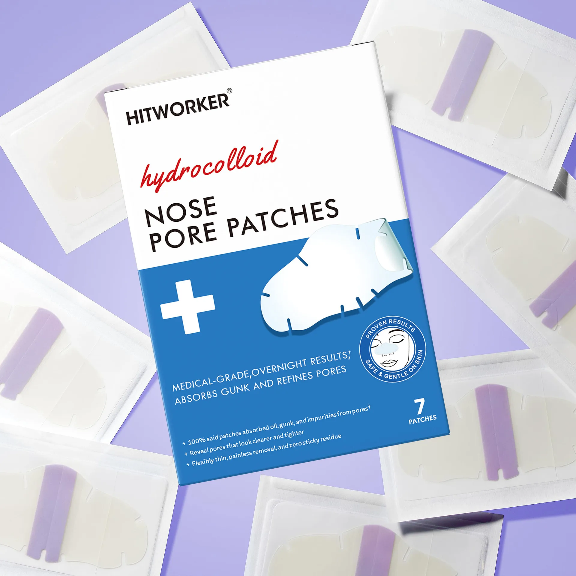 Neus Poriën Patches Diepe Reiniging Neus Poriën en Mee-eters Neus Reiniging Patch Reiniging Gezichtsverzorging Tool Huidverzorging