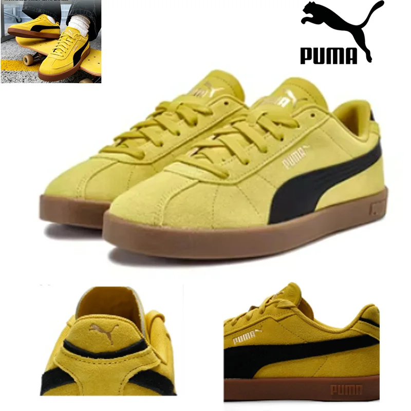 

Puma Mid Low Top Classic Fashion Comfortable Lightweight Breathable Non Slip Casual Skateboard Shoes 400717-29