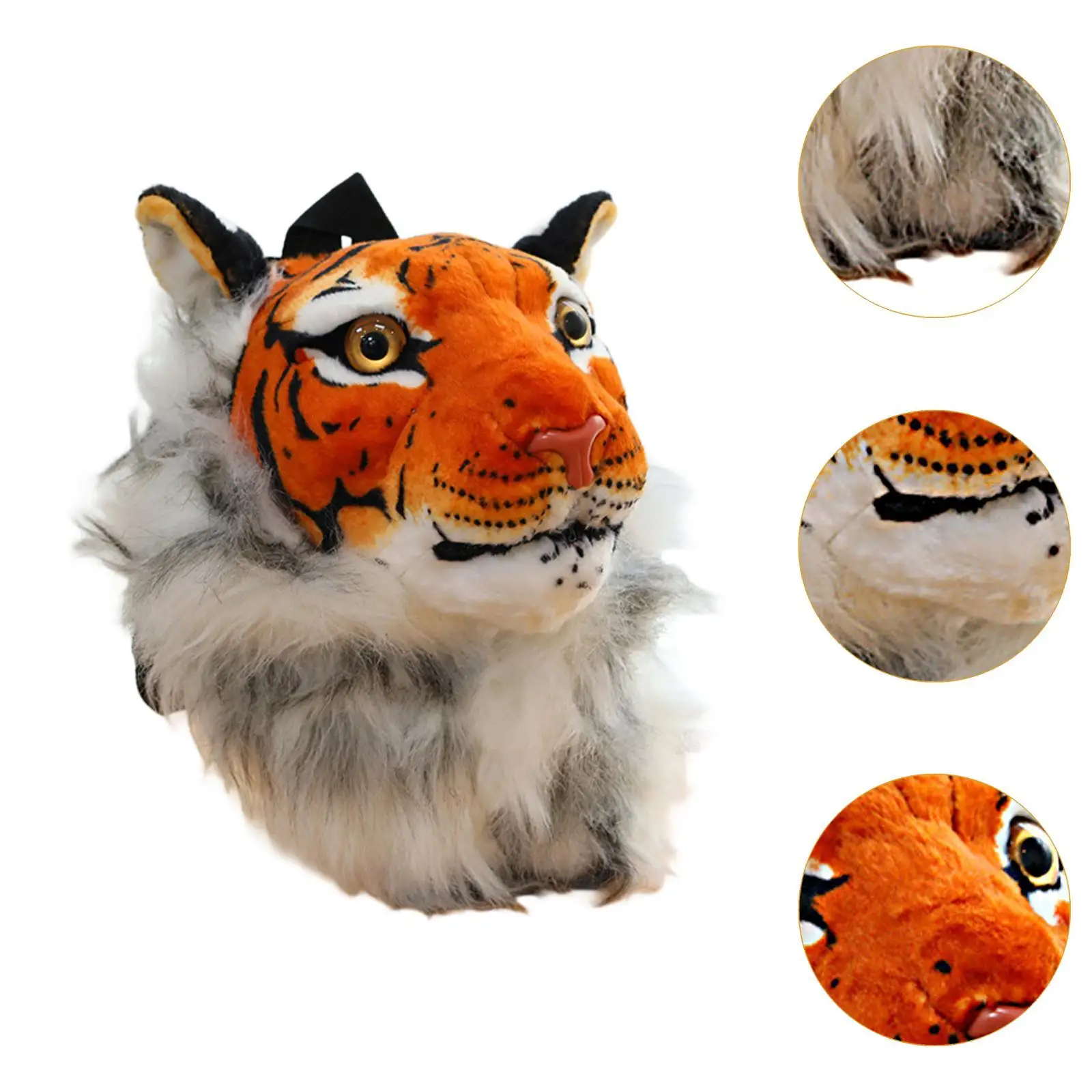 Stuffed Animal Head Shoulder Bag Plush Bag Quirky Personalized Trendy Simulation