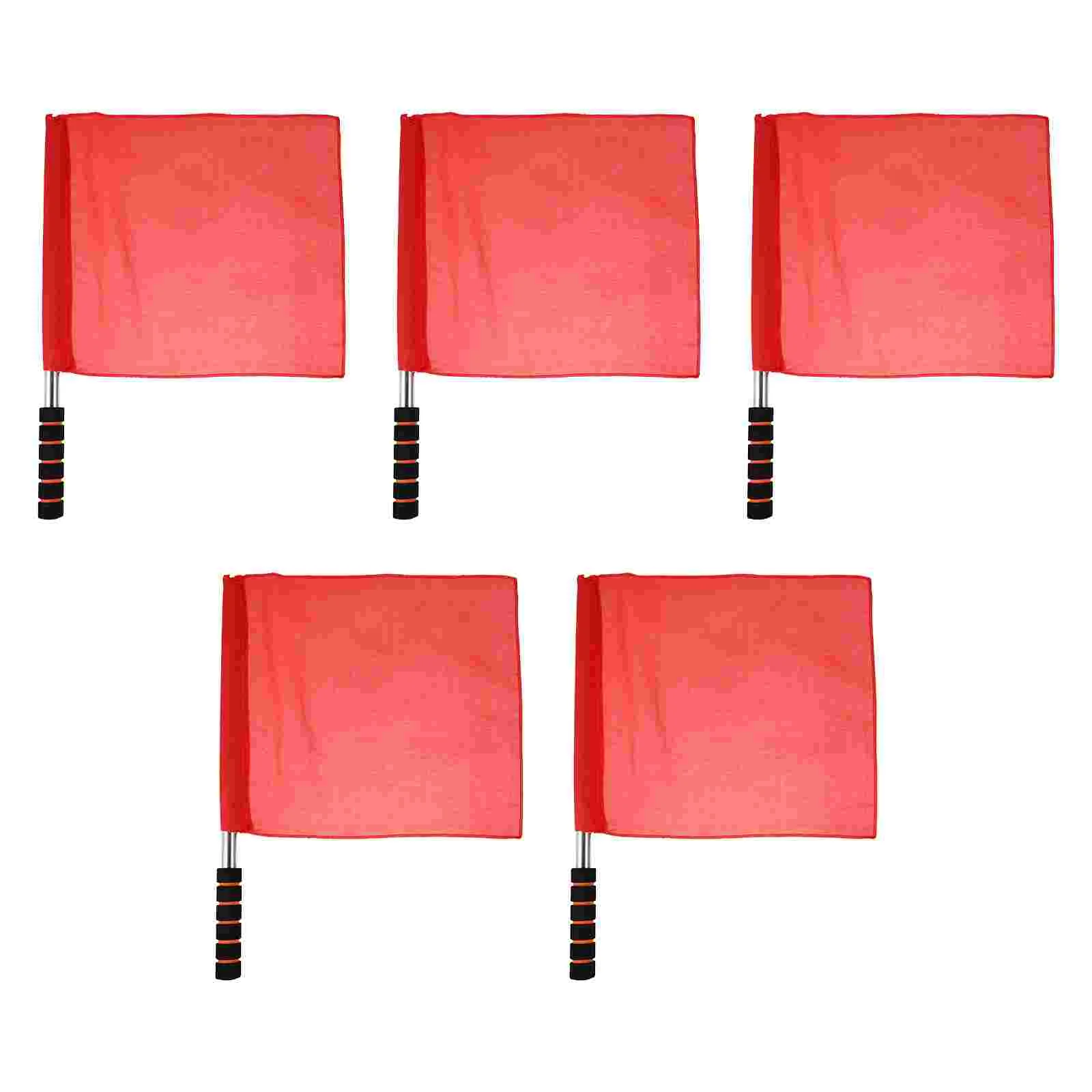 Referee Flag Waving for Racing Conducting Fan Cheering Flags Commanding Hand