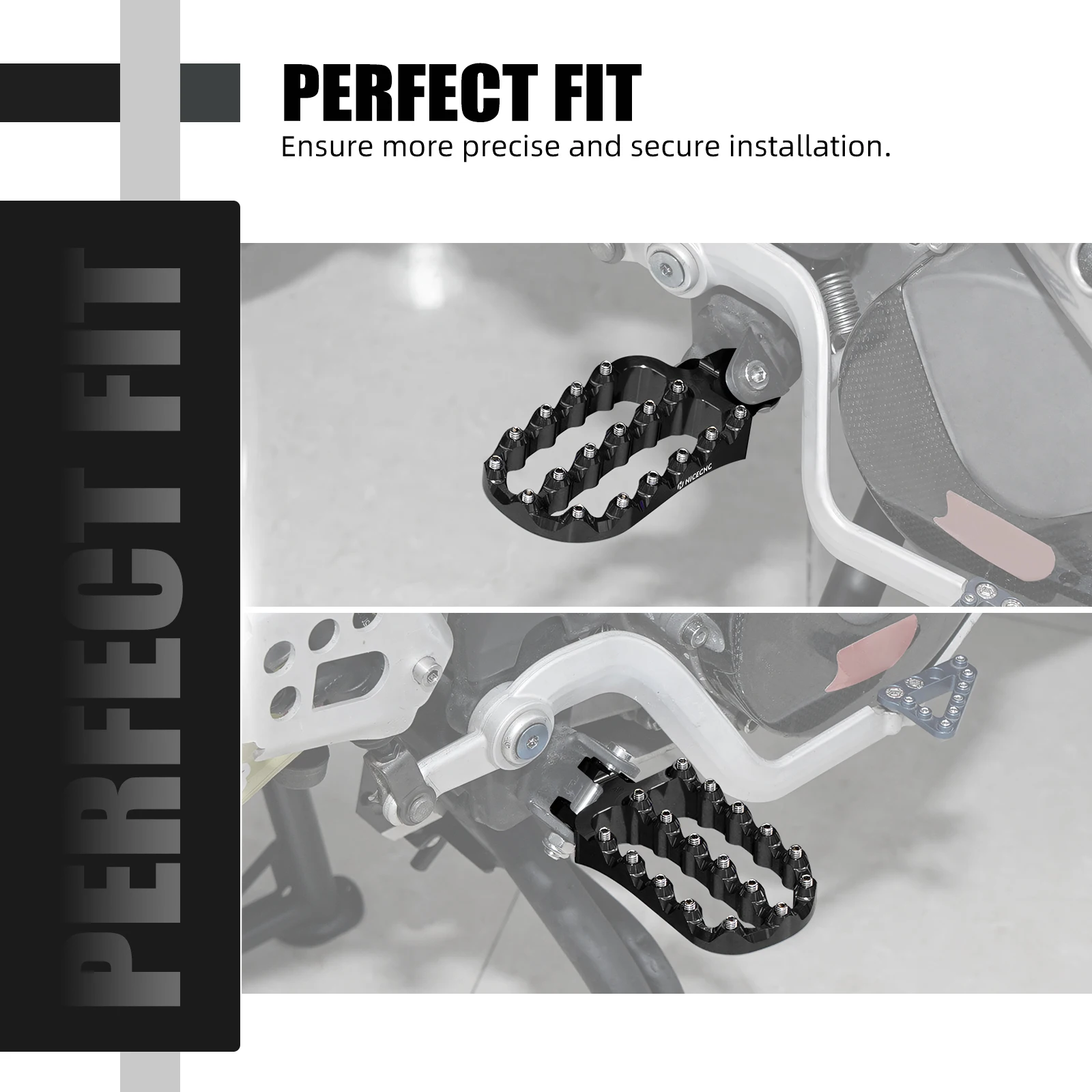 

Motorcycle Forged Footpeg Footrests for KTM 690 Enduro/R 08-25 690 SMC R 19-25 690 SMC/R 08-18 Husqvarna 701 SM Enduro 2016-2025
