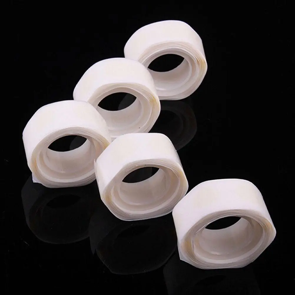 

500 Pcs Celebration Balloon Glue Stickers Adhesive Point No Trace Points Tape White