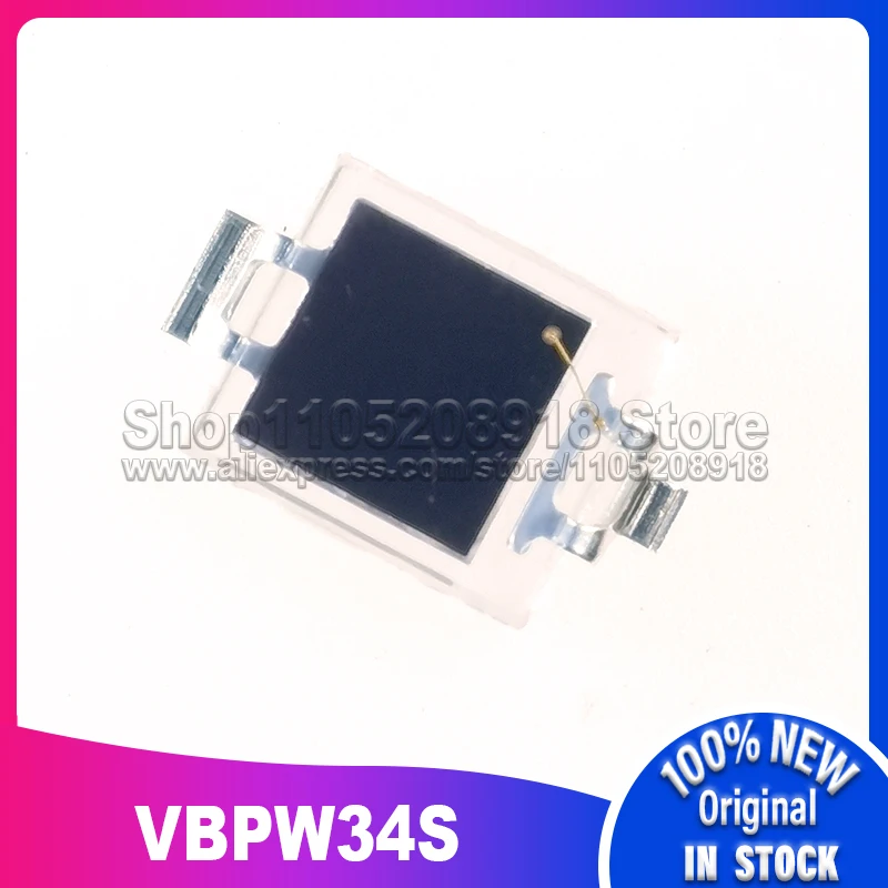 20 قطعة ~ 500 قطعة/الوحدة VBPW34S BPW34S SMD 100% مخزون بقعة جديد